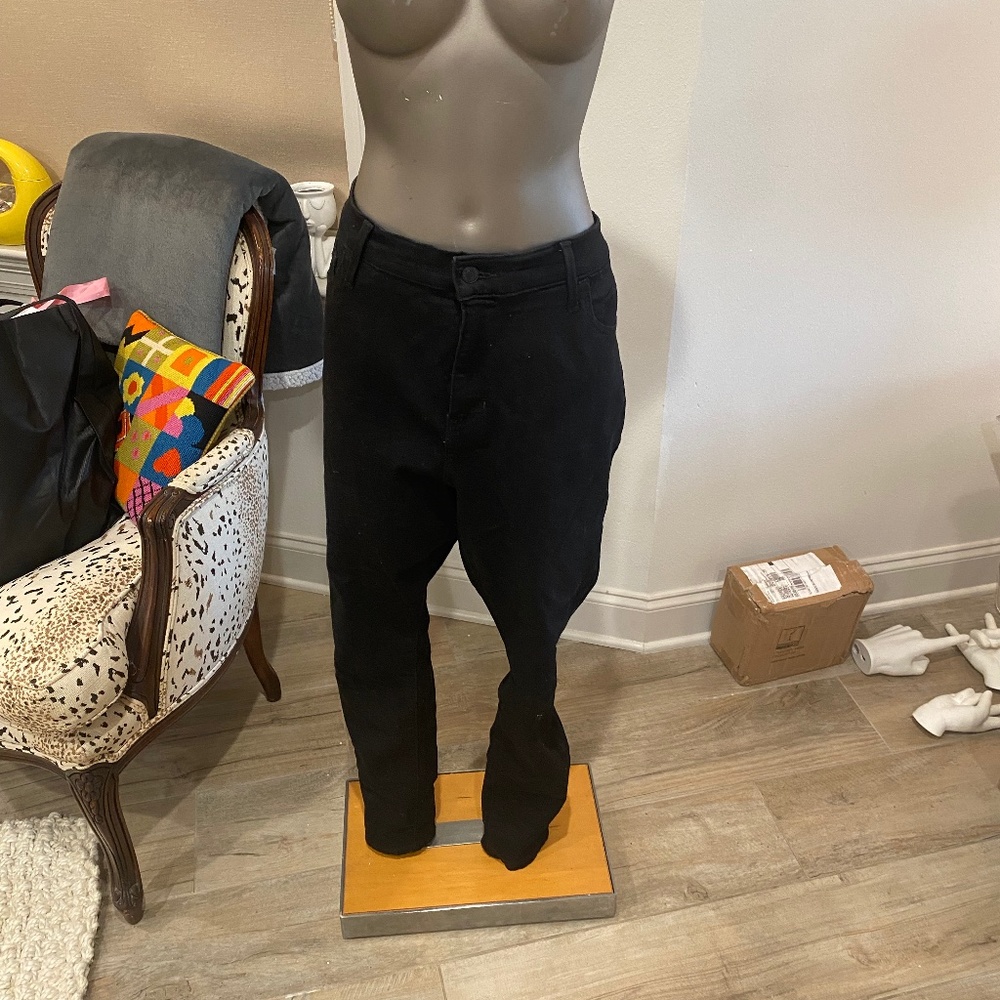 Levi's 720 High Rise Super Skinny Black Jeans, Size 18W, Great Condition